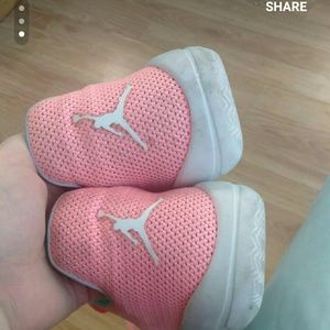Pink jordans size 8.5Y